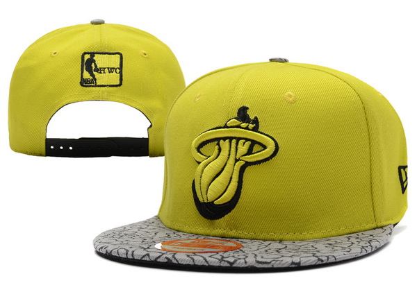 NBA Miami Heat NE Snapback Hat #257